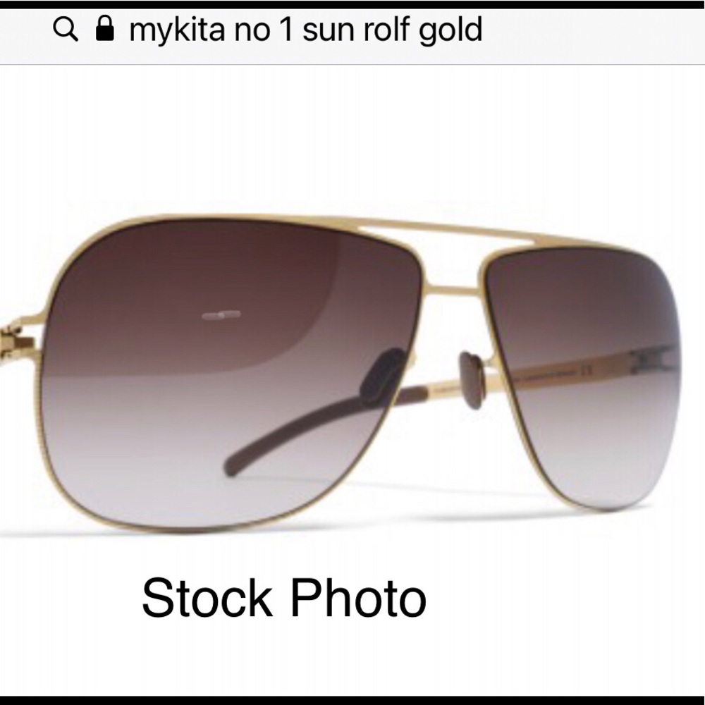 MYKITA No 1 Sun “Rolf” sunglasses shades Gold